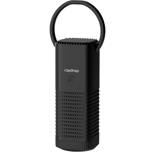 raydrop Portable Mini Air Purifier, Cordless Small HEPA Air Purifier, Personal Desk Air Purifier for Car Travel Bedroom Office Room Dorm, Rechargeable, Aromatherapy